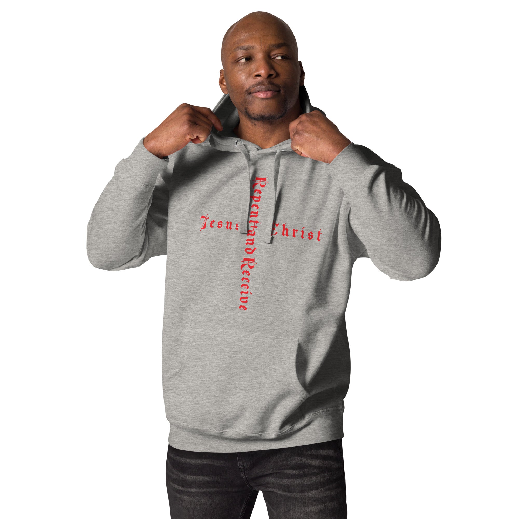 Repent and Receive Jesus Christ V-Neck T-Shirt