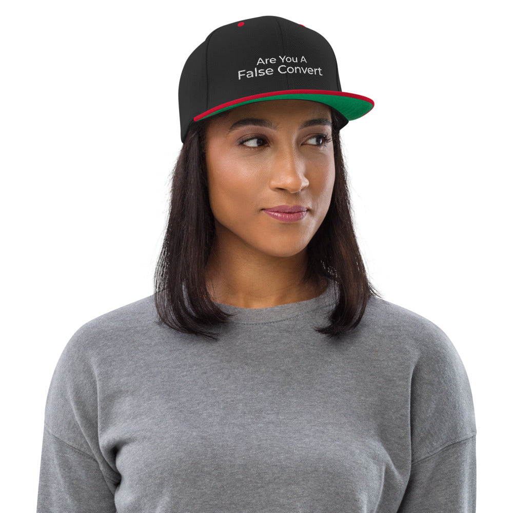 Are You A False Convert Snapback Hat - Have You Read The Red