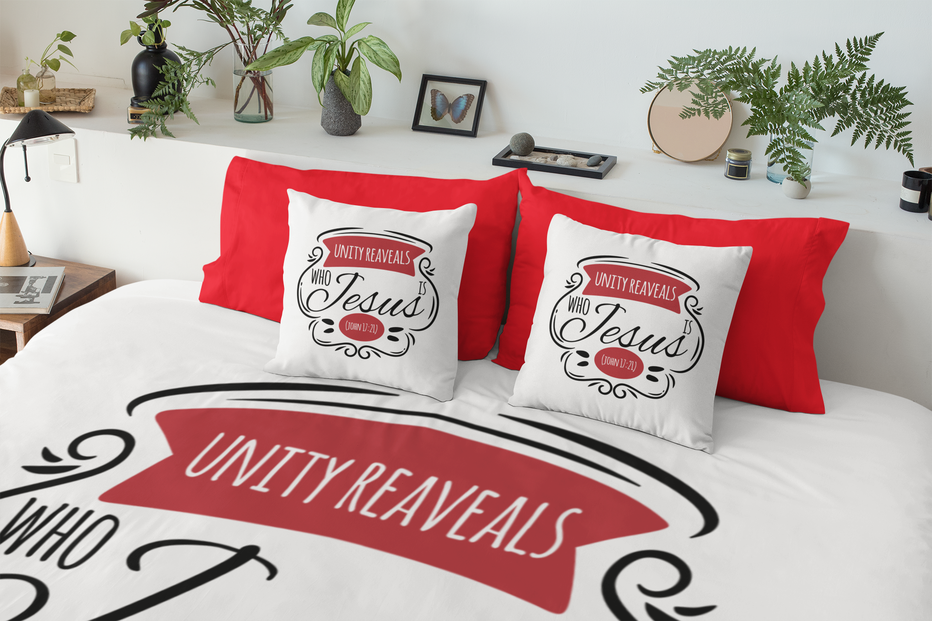 Unity Reveals Who Jesus Is (John 17:21) Throw Blanket - Have You Read The Red