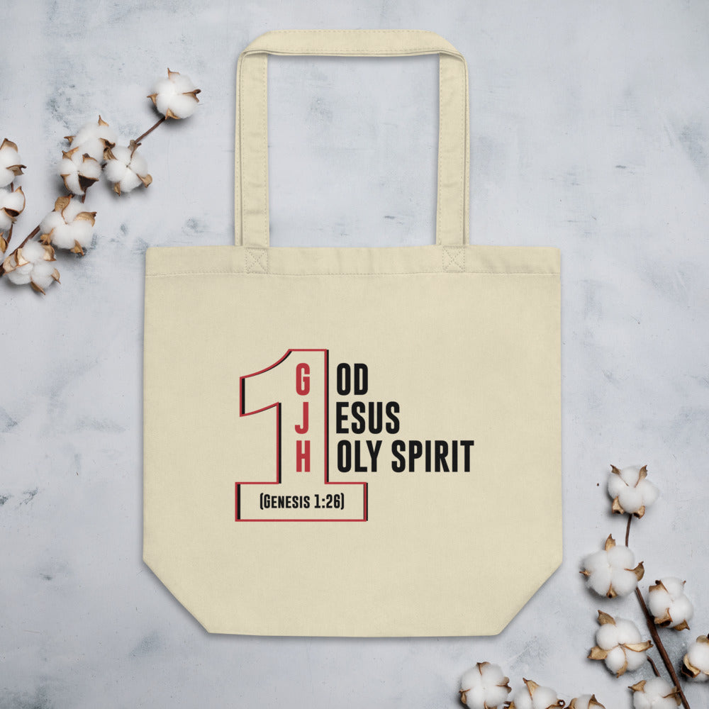 God Jesus Holy Spirit (Genesis 1:26) Tote Bag - Have You Read The Red