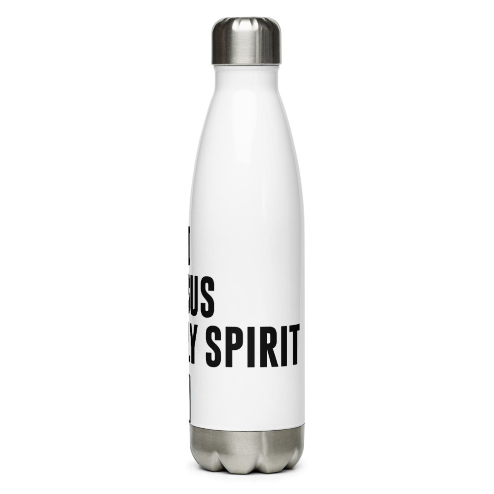 God Jesus Holy Spirit (Genesis 1:26) Water Bottle - Have You Read The Red