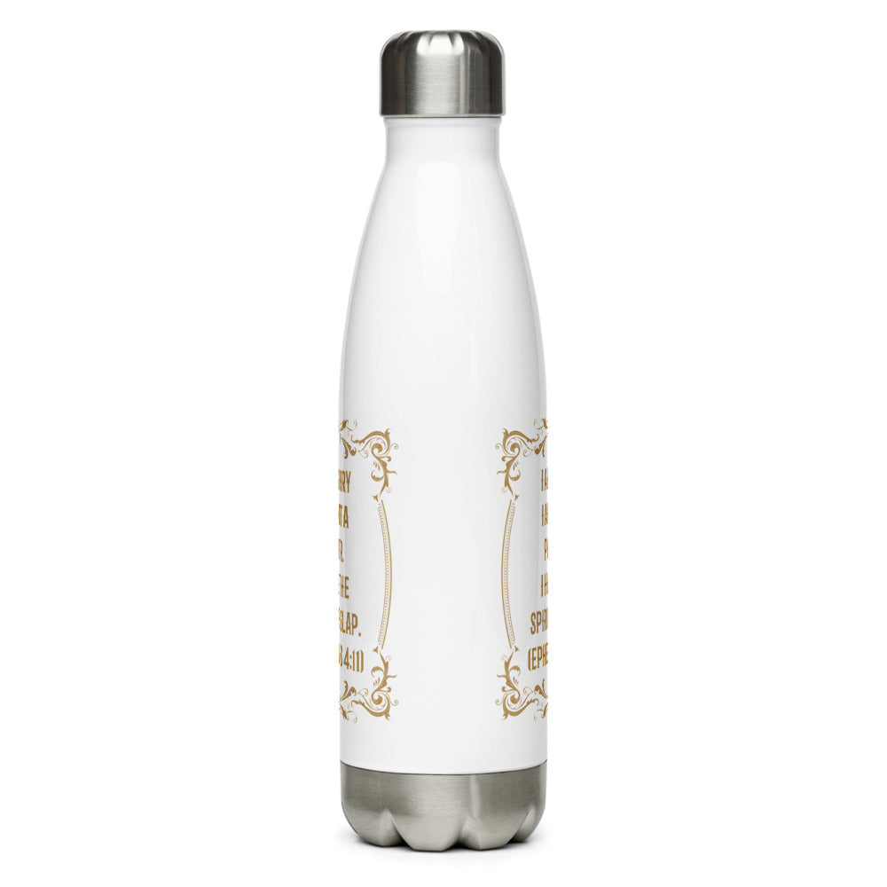 I Am Sorry I Am Not A Pastor. I Have The Spirit of Slap. (Ephesians 4:11) Water Bottle - Have You Read The Red