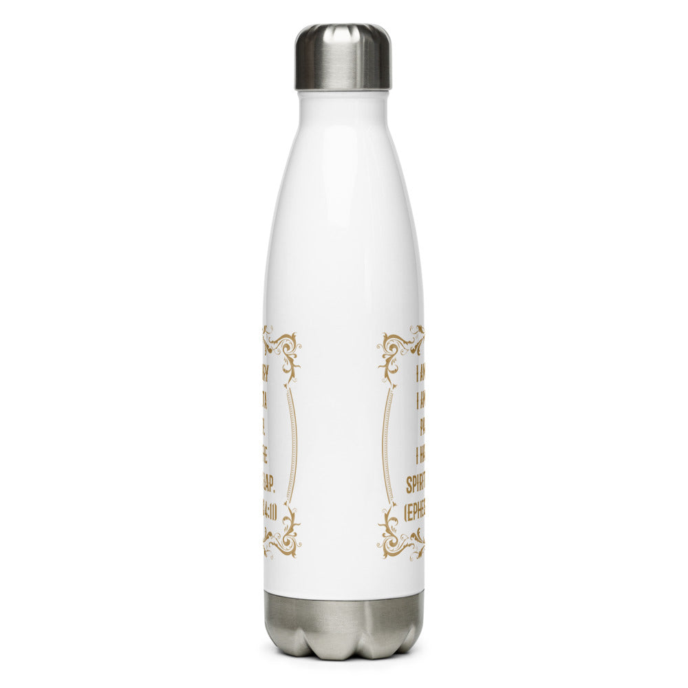 I Am Sorry I Am Not A Pastor. I Have The Spirit of Slap. (Ephesians 4:11) Water Bottle - Have You Read The Red
