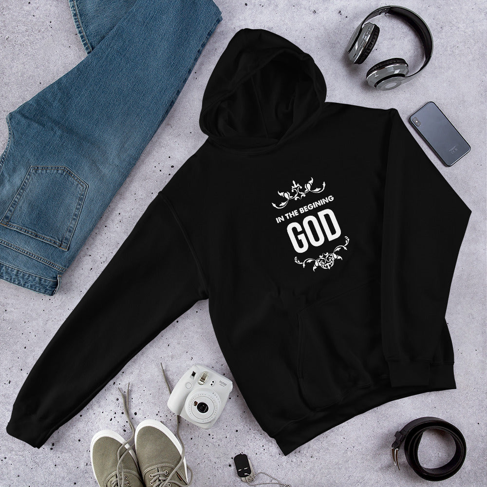 In The Beginning God (Genesis 1:1) Hoodie - Have You Read The Red