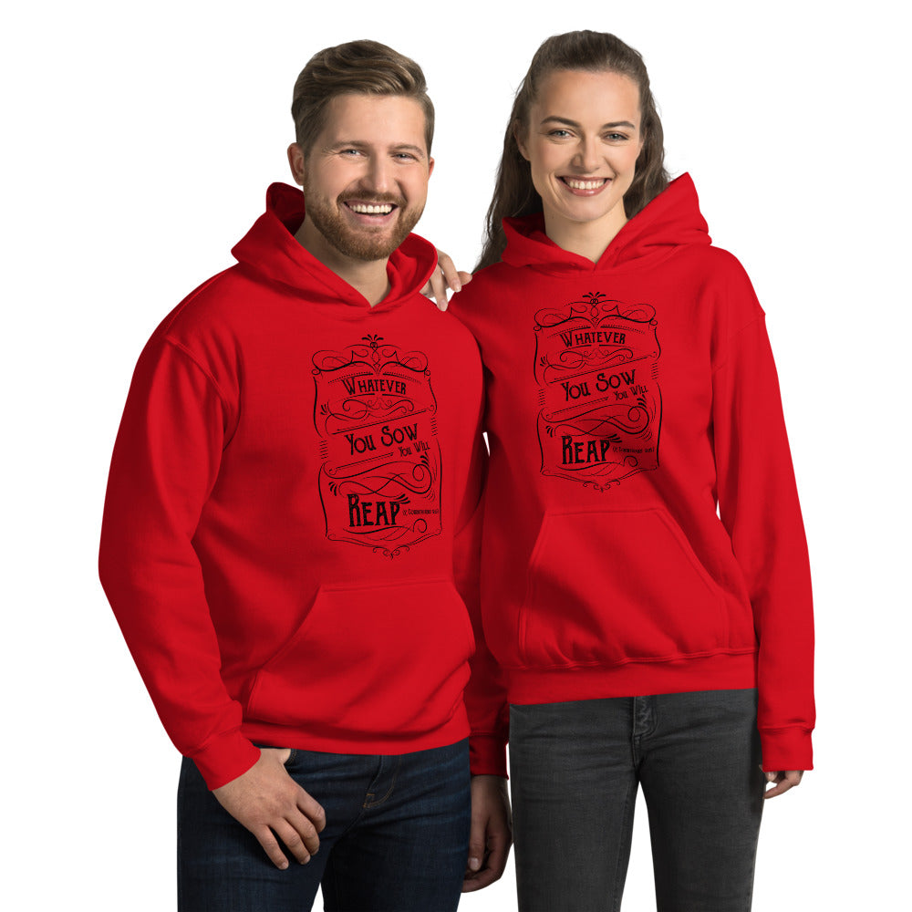 Whatever You Sow You Will Reap (2 Corinthians 9:6) Hoodie - Have You Read The Red