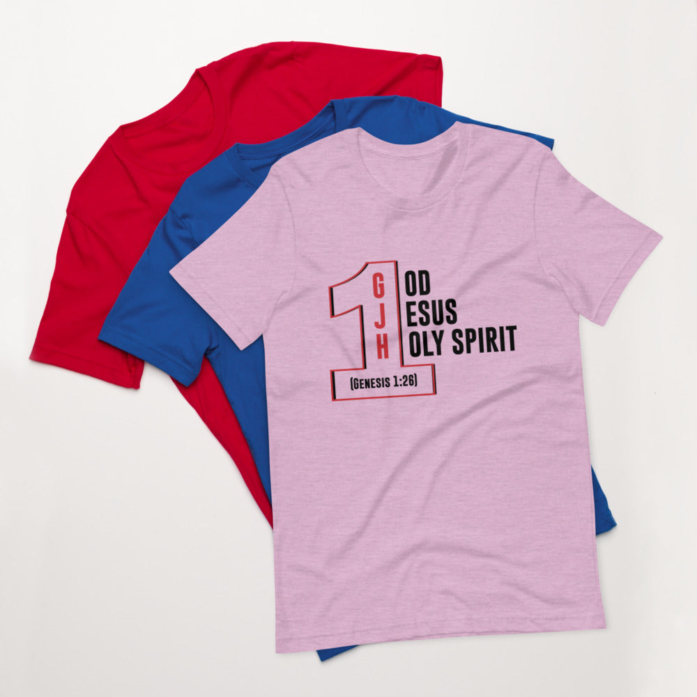 God Jesus Holy Spirit (Genesis 1:26) Unisex T-Shirt - Have You Read The Red