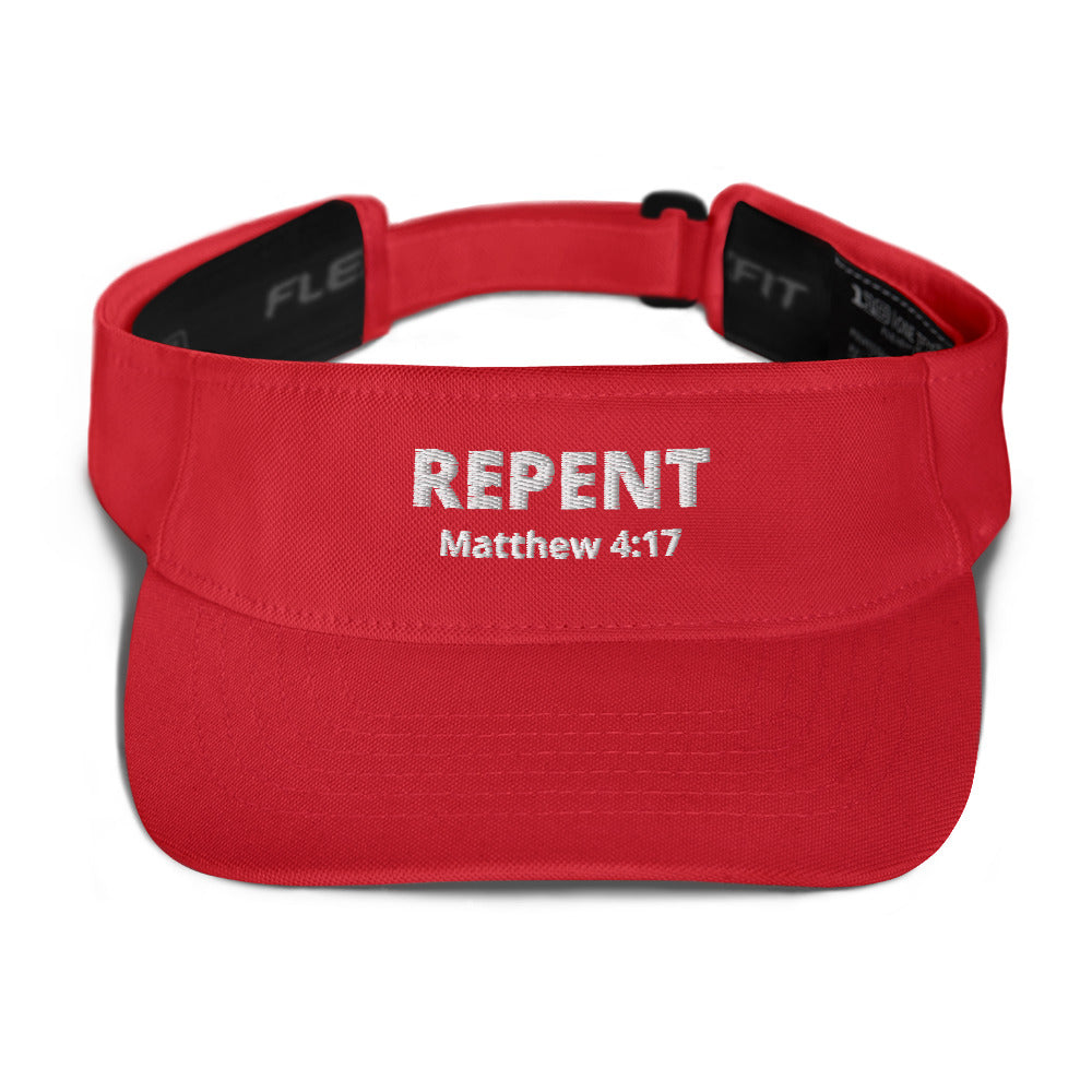 Repent Matthew 4:17 Visor - Have You Read The Red