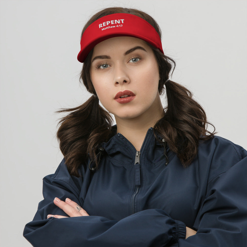 Repent Matthew 4:17 Visor - Have You Read The Red