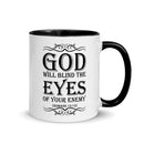 God Will Blind The Eyes Of Your Enemy (Romans 12:19) Mug - Have You Read The Red